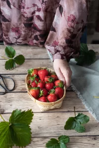 Panier de fraises