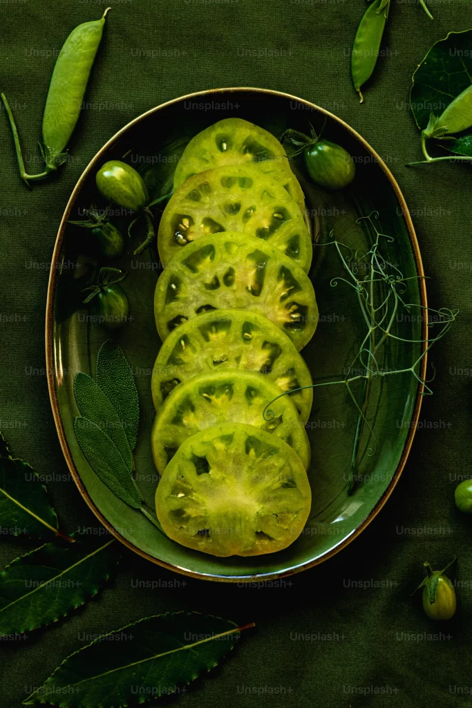 plat tomates vertes